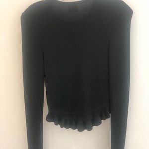 Black Sweater atop - long sleeved